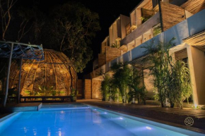 Spacious 2BR apt · Wide balcony w/tub & Yoga deck